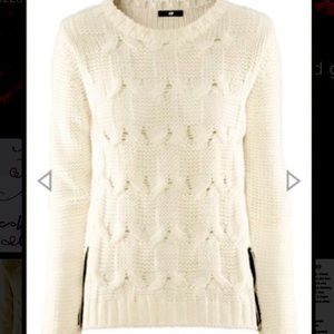 Chic H&M Sweater with Zipper Detail